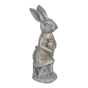 Dekorace vintage králík s patinou - 6*4*13 cm 6PR3089CH obraz