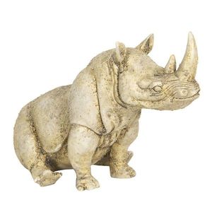 Dekorace nosorožce v antik vzhledu - 32*17*20 cm 6PR3198 obraz