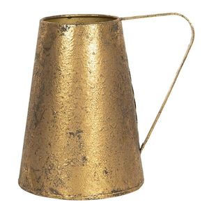 Zlatý dekorační džbán s patinou Bernetta - 22*16*21 cm 6Y4190 obraz