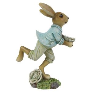 Dekorace běžící králík - 11*6*15 cm 6PR3256 obraz