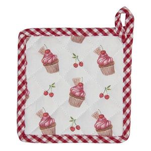 Bavlněná podložka pod nádobí pro děti Cherry Cupcake - 16*16 cm CUP45K obraz