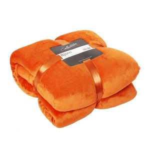 Oranžový chlupatý pléd Bjorn orange rust - 150*200 cm 8501545704054 obraz