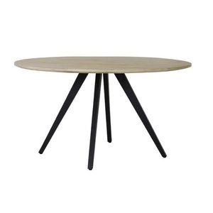 Kulatý jídelní stůl s dřevěnou deskou z mangového dřeva Magnifera - Ø 140*78 cm 6744084 obraz