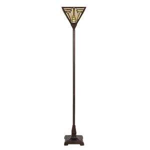 Stojací lampa Tiffany Triangl - 31*31*187 cm E27/max 1*60W 5LL-6079 obraz