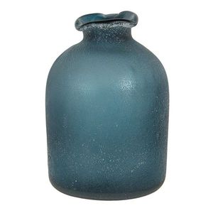 Modrá váza Single s patinou - 7*10 cm 6GL3051 obraz