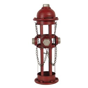 Držák lahví ve tvaru požárního hydrantu - 14*15*41 cm 6Y4583 obraz