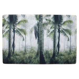 Podlahová rohožka s palmami Jungle in Fog - 75*50*1cm RARMJM obraz
