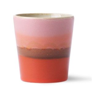 Barevný retro hrnek na kávu Mars - Ø 7, 5*8cm / 180ml ACE6905 obraz