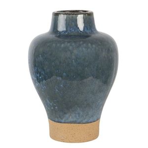 Modro hnědá keramická váza Lorenzo - Ø 21*31 cm 6CE1263 obraz