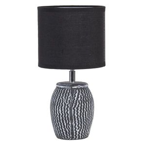 Šedivo černá stolní lampa Gulio - Ø 15*29 cm / E27 6LMC0044 obraz
