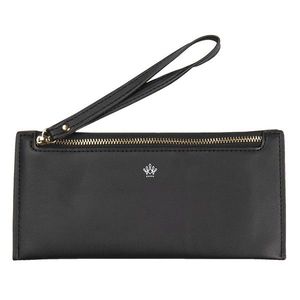 Černá koženková peněženka Aida s poutkem - 21*10 cm JZWA0118Z obraz
