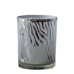 Stříbrný svícen Zebras s motivem zebry - 10*10*12, 5cm XMWLZAM obraz