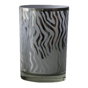 Stříbrný svícen Zebras s motivem zebry - 12*12*18cm XMWLZAL obraz