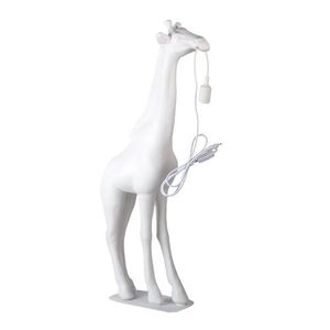 Bílá stojací lampa žirafa - 48*18*99 cm E27 5LMP342 obraz