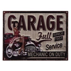 Nástěnná kovová cedule Garage Full - 33*25 cm 6Y4376 obraz