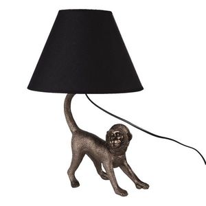 Stolní lampa Monkey s černým stínidlem - 29*27*43 cm E27 6LMC0035 obraz