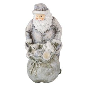 Vánoční dekorativní soška Santy s pytlem s dárečky - 10*7*13 cm 6PR4729 obraz