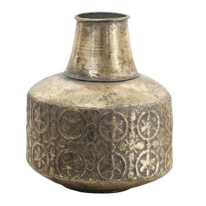 Zlatá antik dekorační váza Vanna - Ø 19*22 cm 6Y4529 obraz