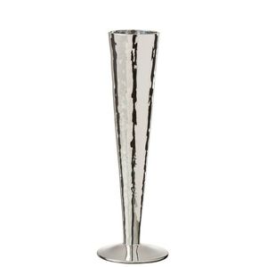 Stříbrná sklenička na šampaňské Glass silver - Ø 7*23 cm 7770 obraz