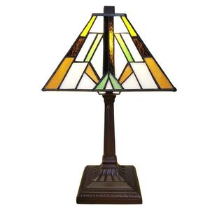 Stolní Tiffany lampa Avice - 20*20*34 cm 5LL-6109 obraz