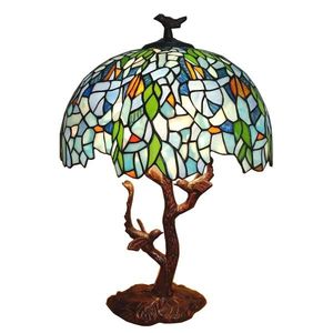 Stolní Tiffany lampa Caresse - Ø 42*49 cm 5LL-6115 obraz