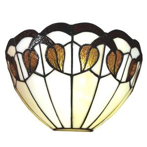 Nástěnná Tiffany lampa Helaine- 31*15*21 cm 5LL-6144 obraz