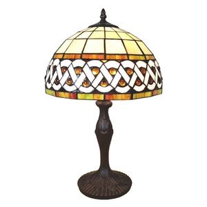 Stolní Tiffany lampa Nancy - Ø 31*43 cm 5LL-6153 obraz