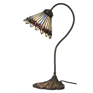 Stolní Tiffany lampa Karlotta - Ø 20*51 cm 5LL-6163 obraz