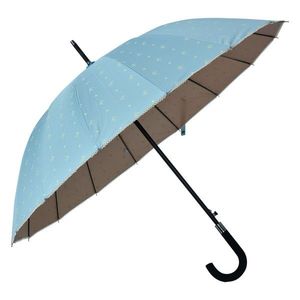 Světle modrý deštník s puntíky a mašličkami - Ø 60 cm JZUM0031LBL obraz