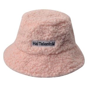 Růžový dětský zimní klobouk s nápisem MLLLHA0017P obraz