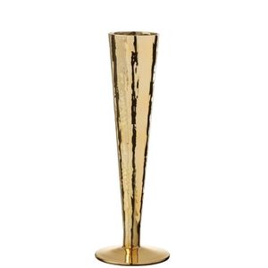 Zlatá sklenička na šampaňské Glass golden - Ø 7*23 cm 7768 obraz