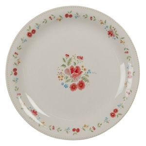 Porcelánový dezertní talíř s květy Little Rose Collection - Ø 20*2 cm LRCDP obraz