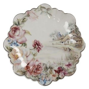 Dezertní talíř v dekoru a tvaru květiny Vionne - Ø 19*2 cm 6CE1350 obraz