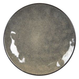 Šedo-zelený kameninový dezertní talíř - Ø 21cm 6CEDP0100 obraz