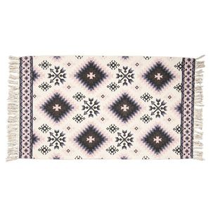 Bavlněný koberec s barevnými ornamenty a třásněmi - 70*120 cm KT080.056 obraz