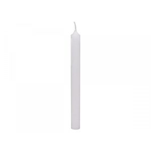 Bílá úzká svíčka Taper white - Ø 1, 2 *13cm / 2.5h 70087501 (70875-01) obraz