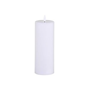 Bílá široká a vysoká svíčka na baterie Candle led - Ø 7, 5 *20cm /2xAA 71624-01 obraz