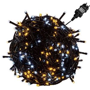 VOLTRONIC® 67592 Vánoční řetěz - 5 m, 50 LED, teple/studeně bílý obraz