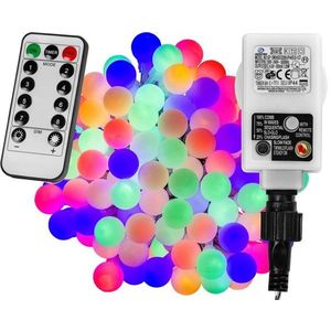 VOLTRONIC® Párty LED osvětlení 10 m - barevné 100 diod + ovladač obraz