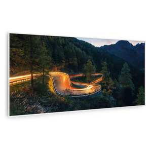 Klarstein Wonderwall Air Art Smart, infračervený ohřívač, 120 x 60 cm, 700 W, horská cesta obraz