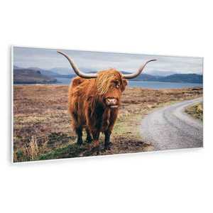 Klarstein Wonderwall Air Art Smart, infračervený ohřívač, kráva, 120 x 60 cm, 700 W obraz