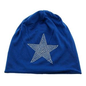 Modrá dětská čepice s hvězdou MLHATL6-156 obraz