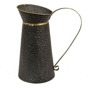 Černý kovový dekorační džbán Valentino - 40*23*47 cm 6Y4712 obraz