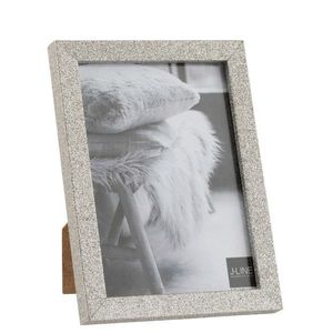 Stříbrný dekorativní fotorámeček s flitry Glitter silver - 15*2*20 cm / 13*18cm 8124 obraz
