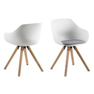 Actona Designová židle Tina bílá obraz