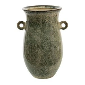 Zelená dekorační váza s oušky Mion- 18*14*26 cm 6CE1405 obraz