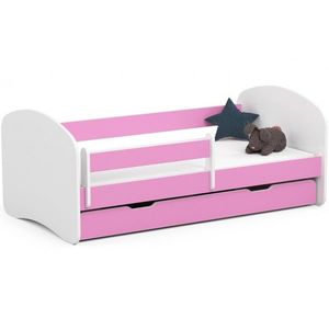 Ak furniture Dětská postel SMILE 160x80 cm růžová obraz