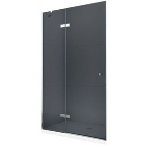 MEXEN Roma Sprchové dveře Swing 110, grafit, chrom se stěnovým profilem 854-110-000-01-40 obraz