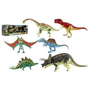 Teddies Sada Dinosaurus hýbající se 6 ks plast v krabici 48x17x13 cm obraz