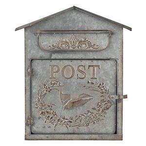 Poštovní plechová retro schránka - 31*12*36 cm 6Y4245 obraz